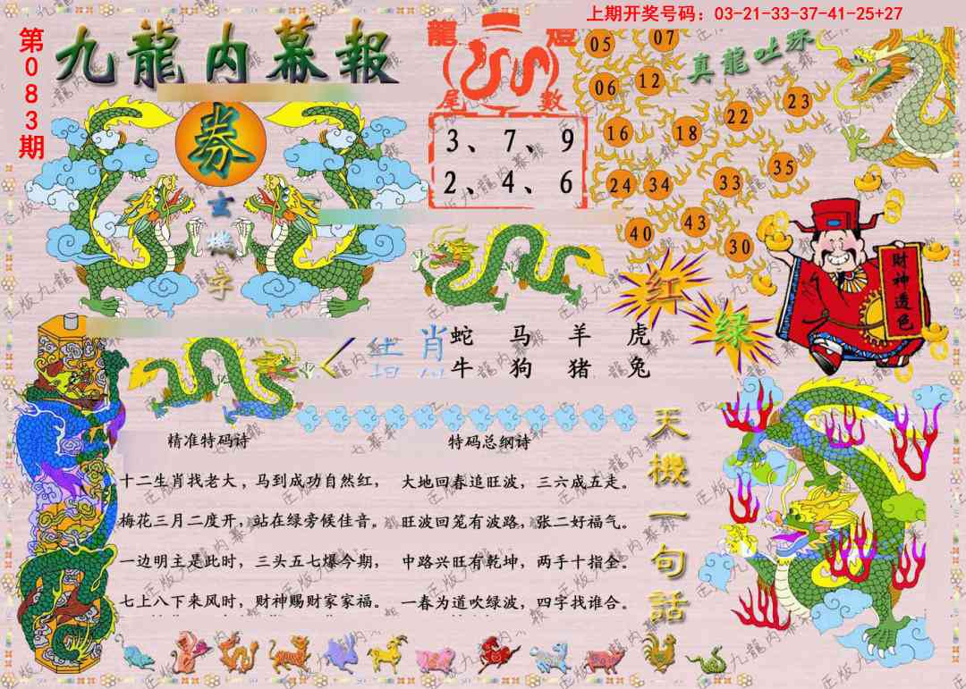 083期正版九龙内幕报[图]